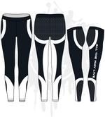 Load image into Gallery viewer, Honeycomb Black Womens Leggings