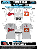 Load image into Gallery viewer, Tampa Heat Alt 2020 Womens Sub dye Jersey