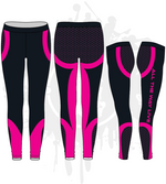 Load image into Gallery viewer, Honeycomb Black Womens Leggings