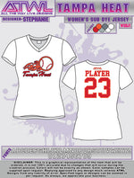Load image into Gallery viewer, Tampa Heat Womens Sub dye Jersey