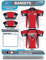 Load image into Gallery viewer, Bandits Baseball 11U Full Dye Batting Jacket
