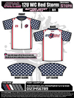 Load image into Gallery viewer, WC Red Storm Batting Jacket