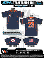 Load image into Gallery viewer, Team Tampa Full dye batting jacket