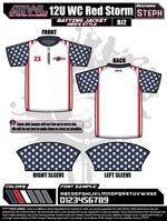 Load image into Gallery viewer, WC Red Storm Batting Jacket