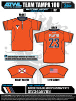Load image into Gallery viewer, Team Tampa Full dye batting jacket