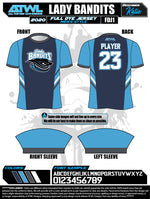 Load image into Gallery viewer, Lady Bandits Full dye Men's Jersey