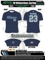 Load image into Gallery viewer, Wolverines Practice Full dye Crew Neck Jersey