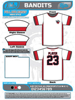 Load image into Gallery viewer, Bandits Baseball 11U Full Dye Jersey