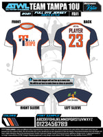 Load image into Gallery viewer, Team Tampa White Men's Full Dye Jersey