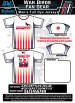 Load image into Gallery viewer, WAR BIRDS MENS FULL-DYE JERSEY