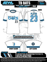 Load image into Gallery viewer, Tampa bay Bats Retro Full Dye Jersey