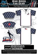 Load image into Gallery viewer, WAR BIRDS MENS FULL-DYE POLO