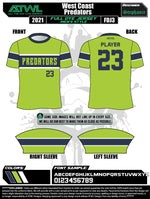 Load image into Gallery viewer, WC Predators Lime Men's Full Dye Jersey