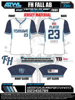 Load image into Gallery viewer, Fishhawk Advanced Baseball 2021 2-Button Men's Jersey