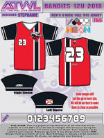 Load image into Gallery viewer, Bandits 12U Full Dye Jersey (Fall 2018)