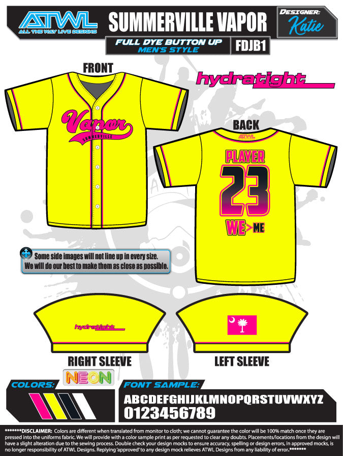 Summerville Vapor Button-Ups 2019