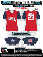 Load image into Gallery viewer, Lutz Red All Stars Mens Full dye Replica Jersey