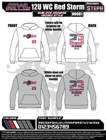 Load image into Gallery viewer, WC Red Storm Sub-dye Hoodie