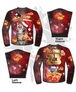 Load image into Gallery viewer, MEEEEOWY CHRISTMAS UGLAY SWEATER (RED)