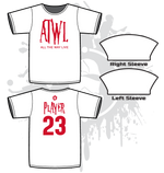 Load image into Gallery viewer, 80's Movie Throwback White Sub-Dye Jerseys