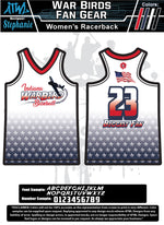 Load image into Gallery viewer, WAR BIRDS WOMENS RACERBACK