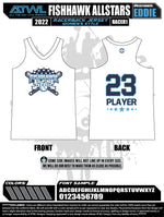 Load image into Gallery viewer, 2022 Fishhawk All Stars Sub Dye Womens Racerback