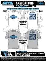 Load image into Gallery viewer, 2021 Navigators Men's Sub Dye Jersey