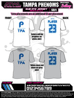 Load image into Gallery viewer, Tampa Phenoms Sub Dye Jersey
