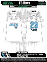 Load image into Gallery viewer, Tampa Bay Bats Sub Dye Womens Racerback