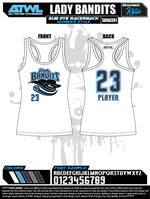 Load image into Gallery viewer, Lady Bandits Women's Racerback and V neck Fan Jersey