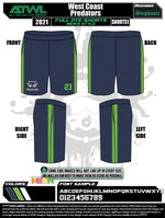 Load image into Gallery viewer, Wc Predators mens Full Dye Shorts