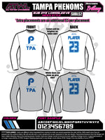 Load image into Gallery viewer, Tampa Phenoms Long Sleeve Sub Dye Jersey