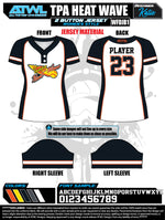 Load image into Gallery viewer, Heatwave 2 button 10u Game Day Jerseys