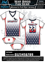 Load image into Gallery viewer, WAR BIRDS WOMENS FULL-DYE JERSEY