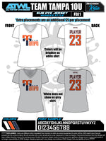 Load image into Gallery viewer, Team Tampa Women's Sub Dye Jersey