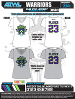 Load image into Gallery viewer, Warriors Women's Sub Dye Jersey