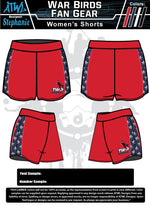 Load image into Gallery viewer, WAR BIRDS WOMENS SHORTS