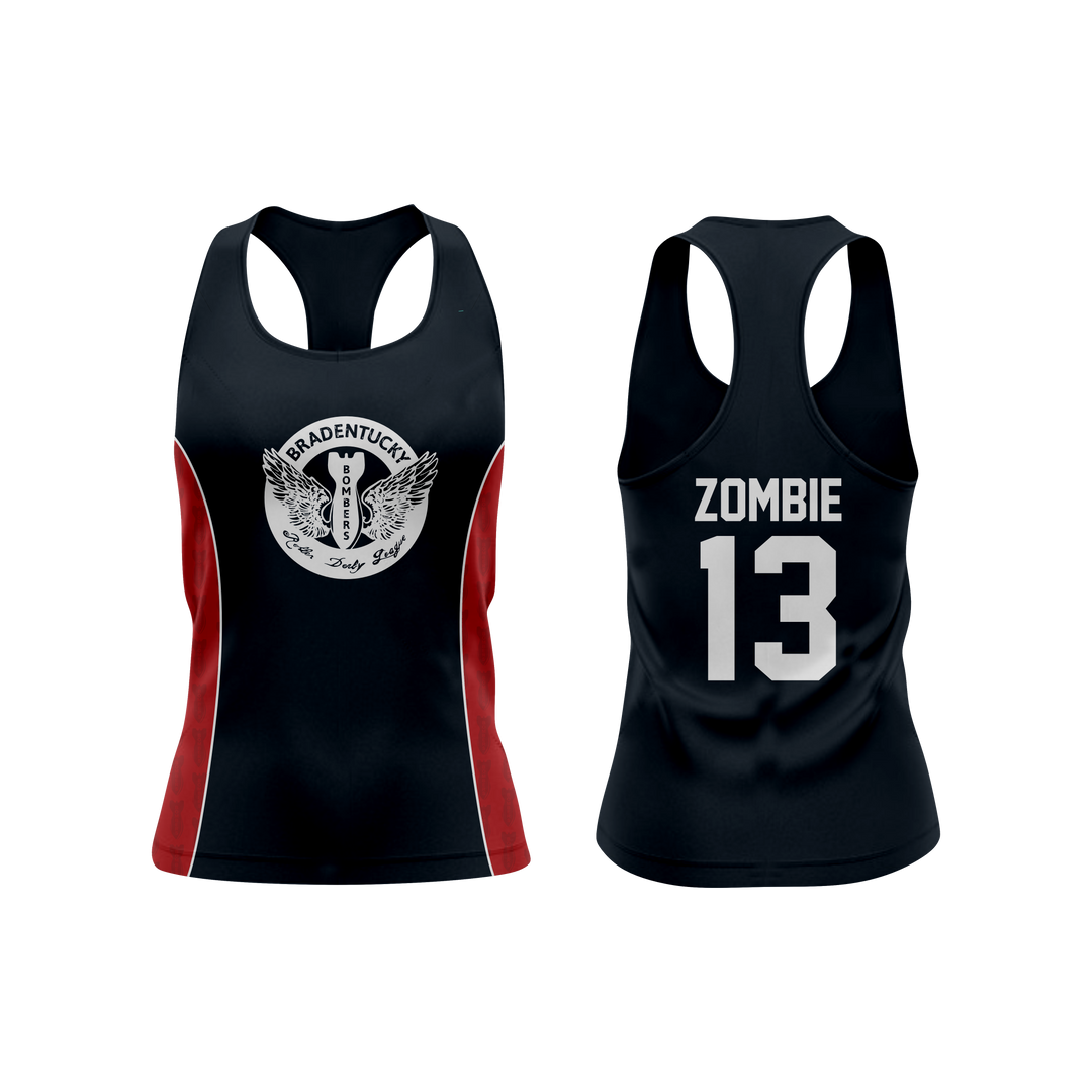 Bradentucky Roller Derby Full Dye Women's Cut Racerback Jersey