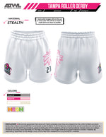 Load image into Gallery viewer, Tampa Roller Derby womens cut 5inch inseam Full Dye Shorts
