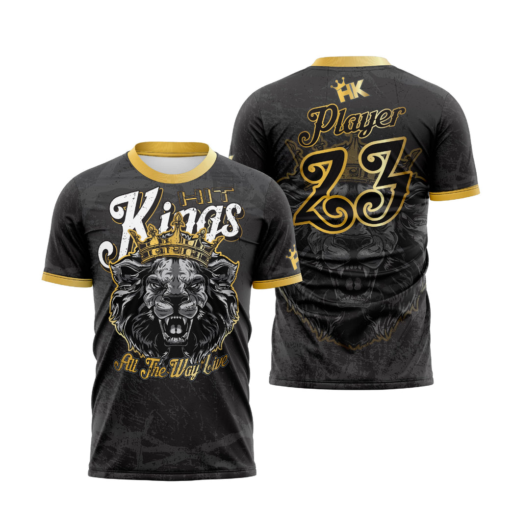 Hit Kings Animal Series Mens Full Dye Jersey (Lion)