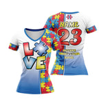 Load image into Gallery viewer, Love Needs No Words Women&#39;s Full Dye Jersey
