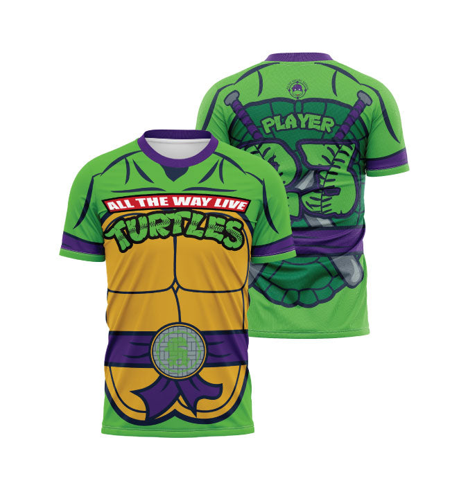 Cowabunga Turtles Mens Full Dye Jersey