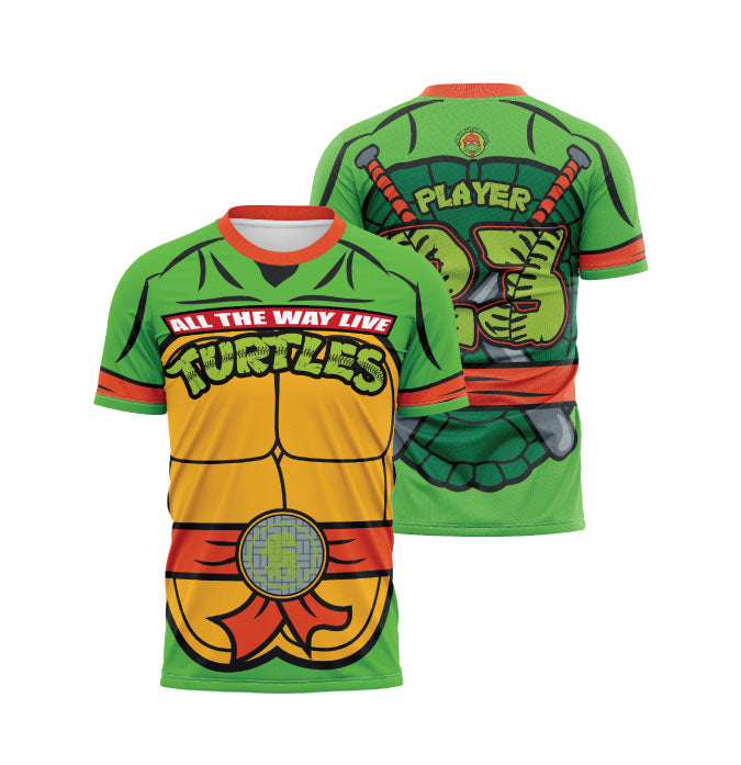 Cowabunga Turtles Mens Full Dye Jersey
