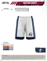 Morgan Mustangs Retro Full Dye Shorts