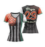 Load image into Gallery viewer, Shamrock Flag Womens Full Dye Jersey
