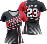 Load image into Gallery viewer, Pinecrest Pilots Women&#39;s V-neck Jersey