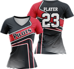 Load image into Gallery viewer, Pinecrest Pilots Women&#39;s V-neck Jersey
