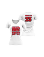 Load image into Gallery viewer, Pinecrest Pilots Cheer Sub Dye Womens V-neck