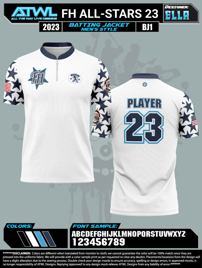 Fishhawk All Stars Batting Jacket