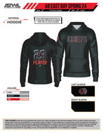 Load image into Gallery viewer, East Bay 24 Advanced Baseball Full Dye Hoodie
